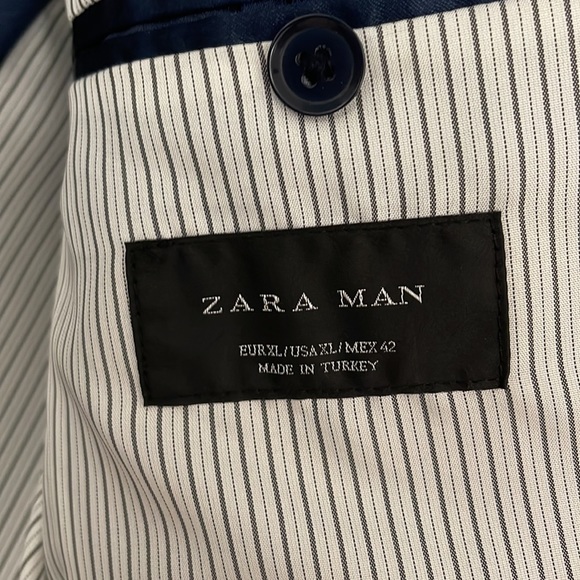 Zara Men’s Gray Sport Blazer - Picture 3 of 4
